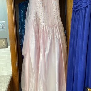 NWT soft pink prom dress